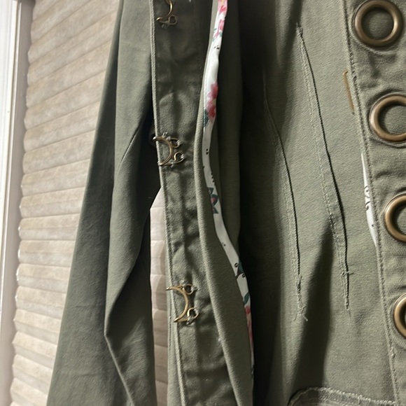 Army green fitted blazer - Picture 6 of 7